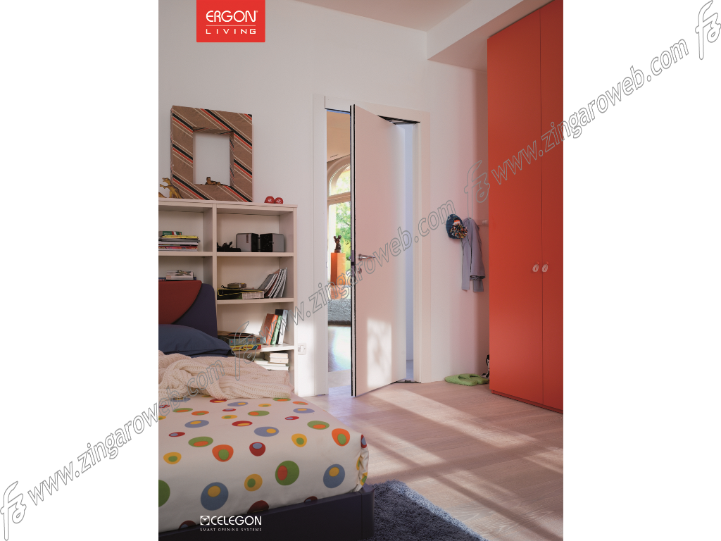 Binario T.E. Slim per Porte Traslanti Base Argento LFM cm.80-85-90-95-100 | Celegon - immagine 3
